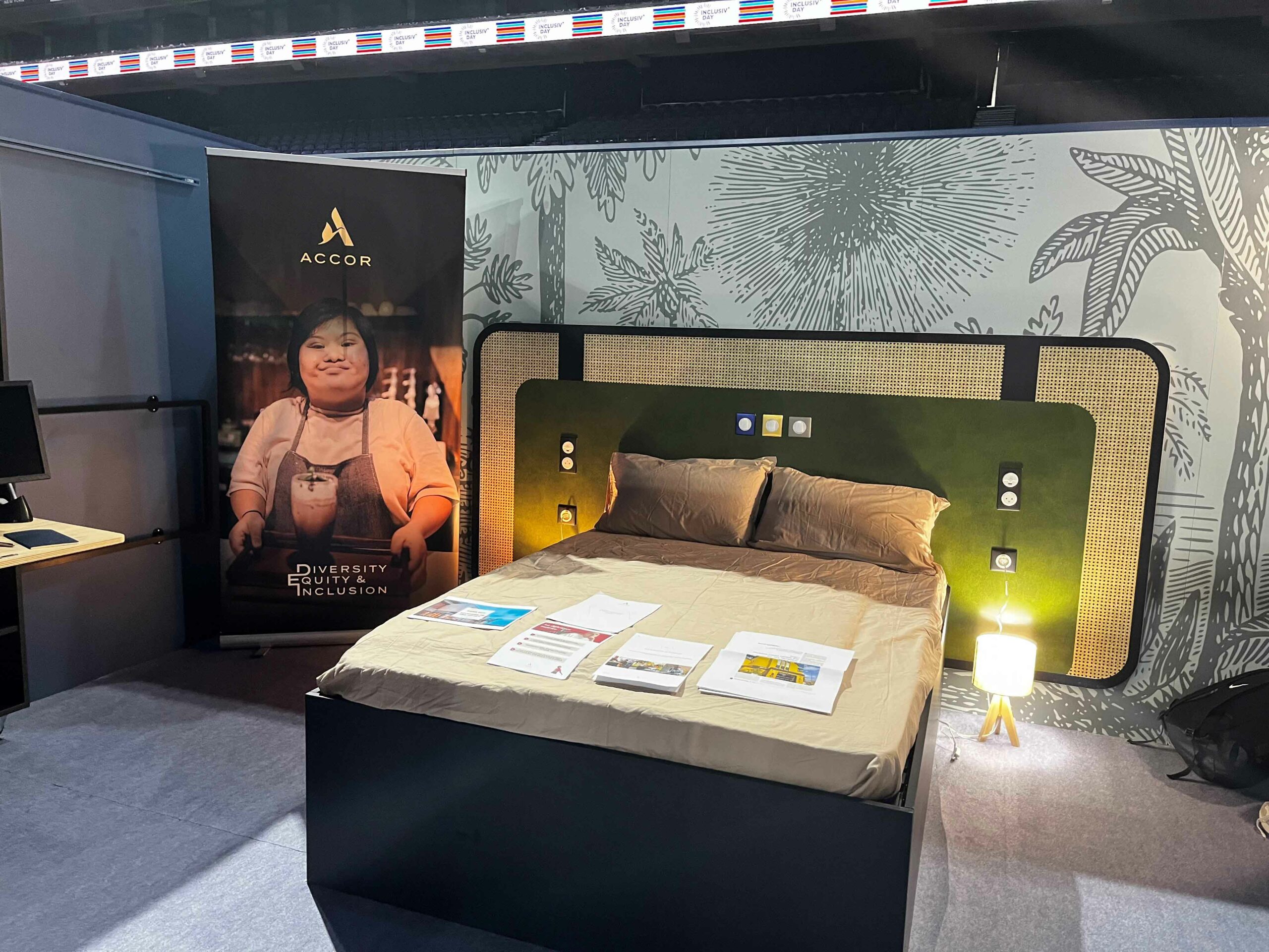 Smart room d'Accor &agrave; l'Inclusiv'Day 2024
