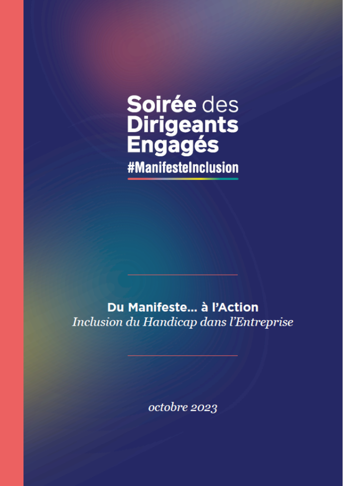 Visuel de la publication Livret &laquo; Du Manifeste&hellip; &agrave; l&rsquo;Action. Inclusion du Handicap dans l&rsquo;Entreprise &raquo;